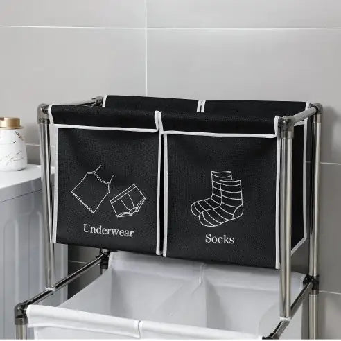 New Laundry Hamper 2 Tier Laundry Sorter