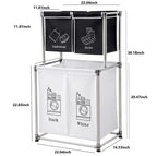 New Laundry Hamper 2 Tier Laundry Sorter